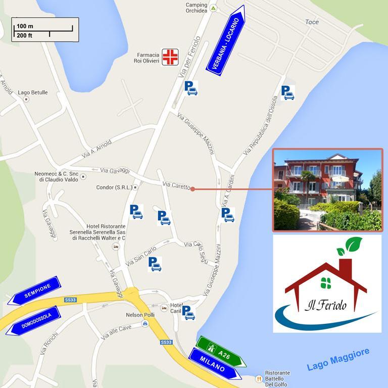 B&B Il Feriolo Baveno Eksteriør billede